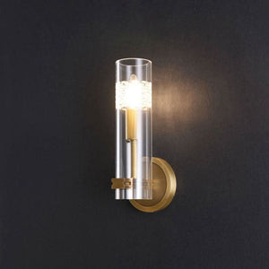 Kaleidoscope Single Head Wall Sconce, Brass, chandelier - view 2