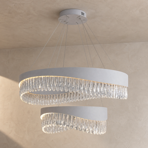 Stagno Crystal Duo Chandelier