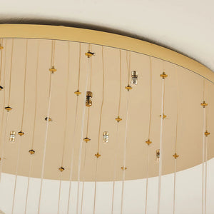 Staircase Crystal Chandelier Modern Luxury High Ceiling Light - view 12