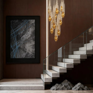 Stairway Chandelier Artistic Crystal Ceiling Light - view 3