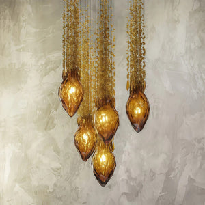 Stairway Chandelier Artistic Crystal Ceiling Light - view 4