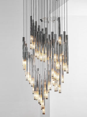 Galaxy Symphony Orchestra Meteor Shower Crystal Spiral Chandelier - view 19