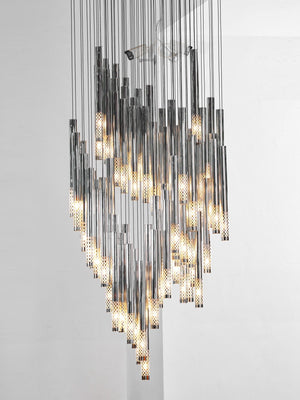 Galaxy Symphony Orchestra Meteor Shower Crystal Spiral Chandelier - view 20