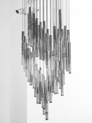 Galaxy Symphony Orchestra Meteor Shower Crystal Spiral Chandelier - view 17