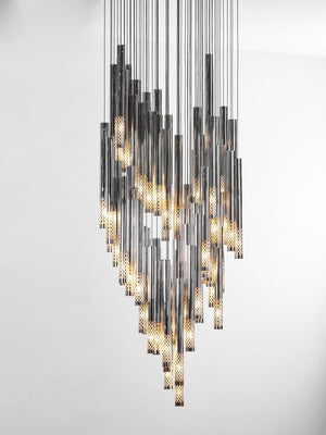 Galaxy Symphony Orchestra Meteor Shower Crystal Spiral Chandelier - view 21