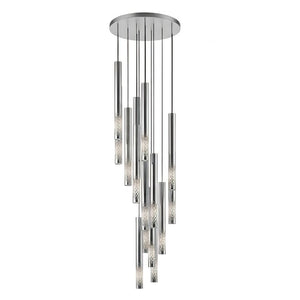 Galaxy Symphony Orchestra Meteor Shower Crystal Spiral Chandelier - view 55