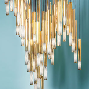 Galaxy Symphony Orchestra Meteor Shower Crystal Spiral Chandelier - view 5