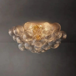 Tammy Round Glass Ball Flushmount 25", flush mount - view 4