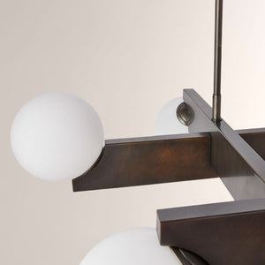 Thera Globe Linear Chandelier - view 4
