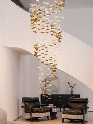 Galaxy Tidal Art Glass Crystal Spiral Chandelier - view 91