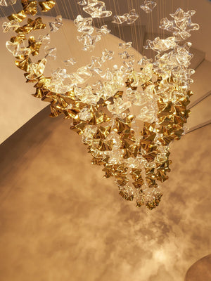 Galaxy Tidal Art Glass Crystal Spiral Chandelier - view 81