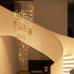 Galaxy Tidal Art Glass Crystal Spiral Chandelier - view 78
