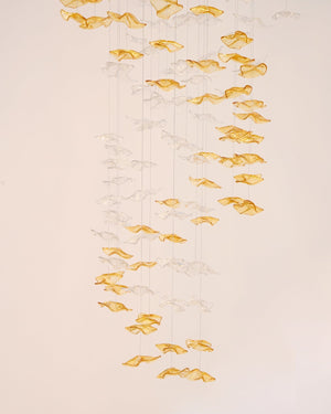 Galaxy Tidal Art Glass Crystal Spiral Chandelier - view 58