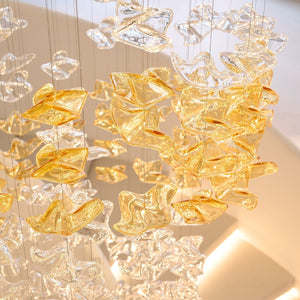 Galaxy Tidal Art Glass Crystal Spiral Chandelier - view 64