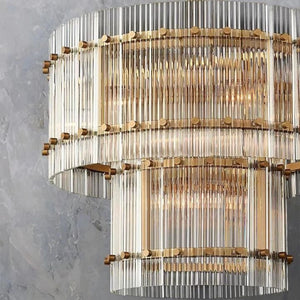Tina Two-Tier Luxury Round Chandelier 22" - view 9
