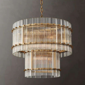 Tina Two-Tier Luxury Round Chandelier 22" - view 4