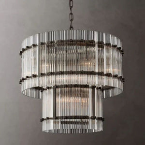 Tina Two-Tier Luxury Round Chandelier 22" - view 5