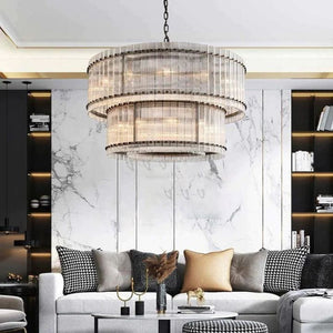 Tina Two-Tier Luxury Round Chandelier 48" - view 5