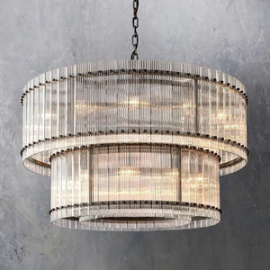 Tina Two-Tier Luxury Round Chandelier 48" - view 8