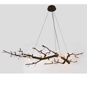 Selenite Crystal Blossom Branching Tree Chandelier - view 15