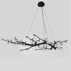 Selenite Crystal Blossom Branching Tree Chandelier - view 16