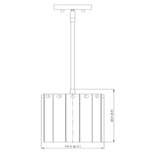 Z-Lite Glass Pendant Light - view 7