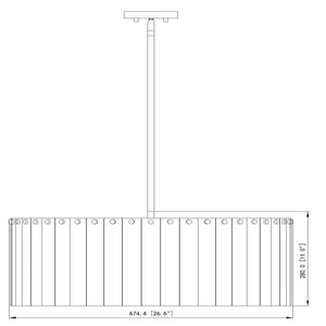 Z-Lite Round Glass Chandelier - view 5