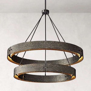 Vicky Two-Tier Round Chandelier 60" - view 3