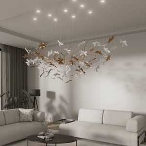 Vine Meteor Shower Crystal Spiral Chandelier - view 3