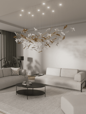 Vine Meteor Shower Crystal Spiral Chandelier - view 14