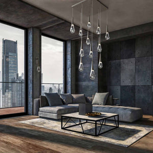 Water Drop Square LED Chandelier - view 7