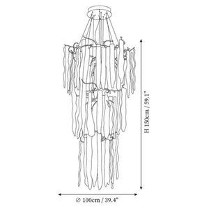 Waterfall Crystal Chandelier - view 17