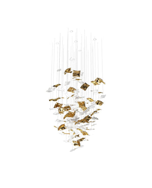 Galaxy Whispering Kerchiefs Meteor Shower Crystal Spiral Chandelier - view 20