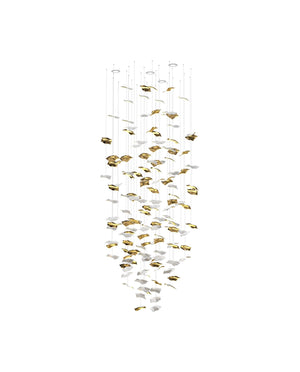 Galaxy Whispering Kerchiefs Meteor Shower Crystal Spiral Chandelier - view 11
