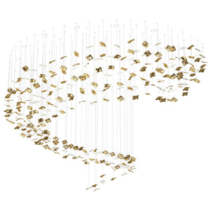 Galaxy Whispering Kerchiefs Meteor Shower Crystal Spiral Chandelier - view 21