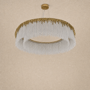 Ice Bloom Glass Chandelier D800 - Copper - view 2