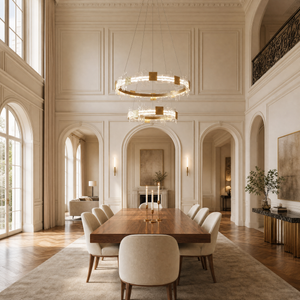 Elodie 2 Tiers Modern Gold Chandelier, two-tier - view 6