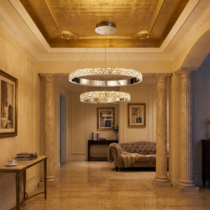 Vega Crystal Halo Chandelier 32"D - view 4
