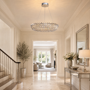 Yiosi Stella Round Crystal Chandelier