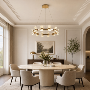 Isadora Modern Ring Chandelier 39" - view 18