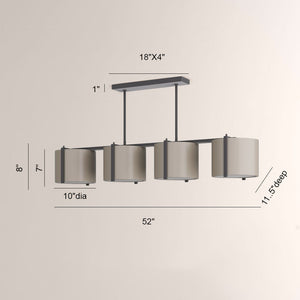 Zenobia Linear Chandelier - view 9