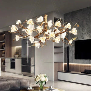 Zendas Branch Crystal Flower Chandelier - view 9
