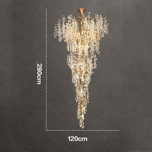 Long Vine Staircase Chandelier 78.7" 110" - view 8