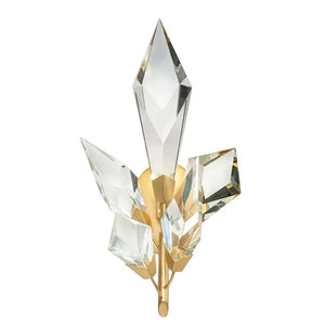 Addison Modern luxury forests 18" Crystal Wall Lamp, wall sconce - view 3