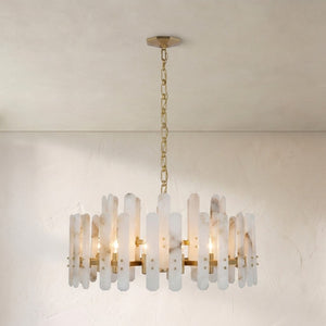 Aerin Bonnington Large Chandelier With Alabaster - view 2