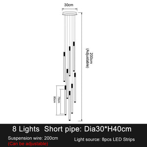 La Barra Staircase Foyer Chandelier - view 9