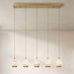 Alabaster Linear LED Chandelier