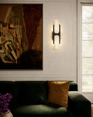 Alabaster Odin Large Wall Sconce, chandelier - view 9