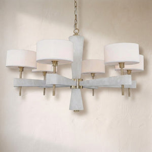 Alabaster Six-Light Chandelier