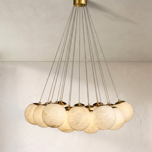 Aspen 19 Chandelier Alabaster